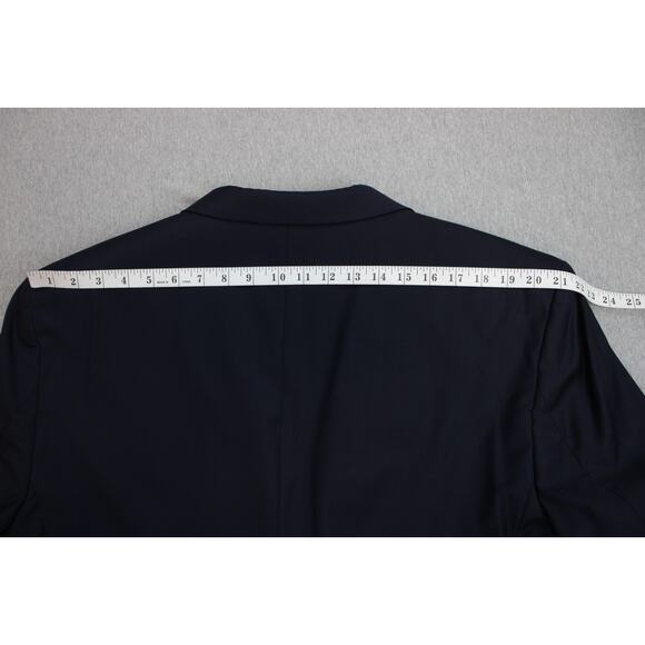 Lauren Ralph Lauren Blazer Mens 48R Navy Blue 100% Wool Gold Buttons - Picture 11 of 11
